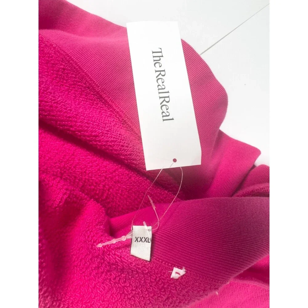 Authentic Gucci Pink Embroidered Teddy Bear Sweater XXXL